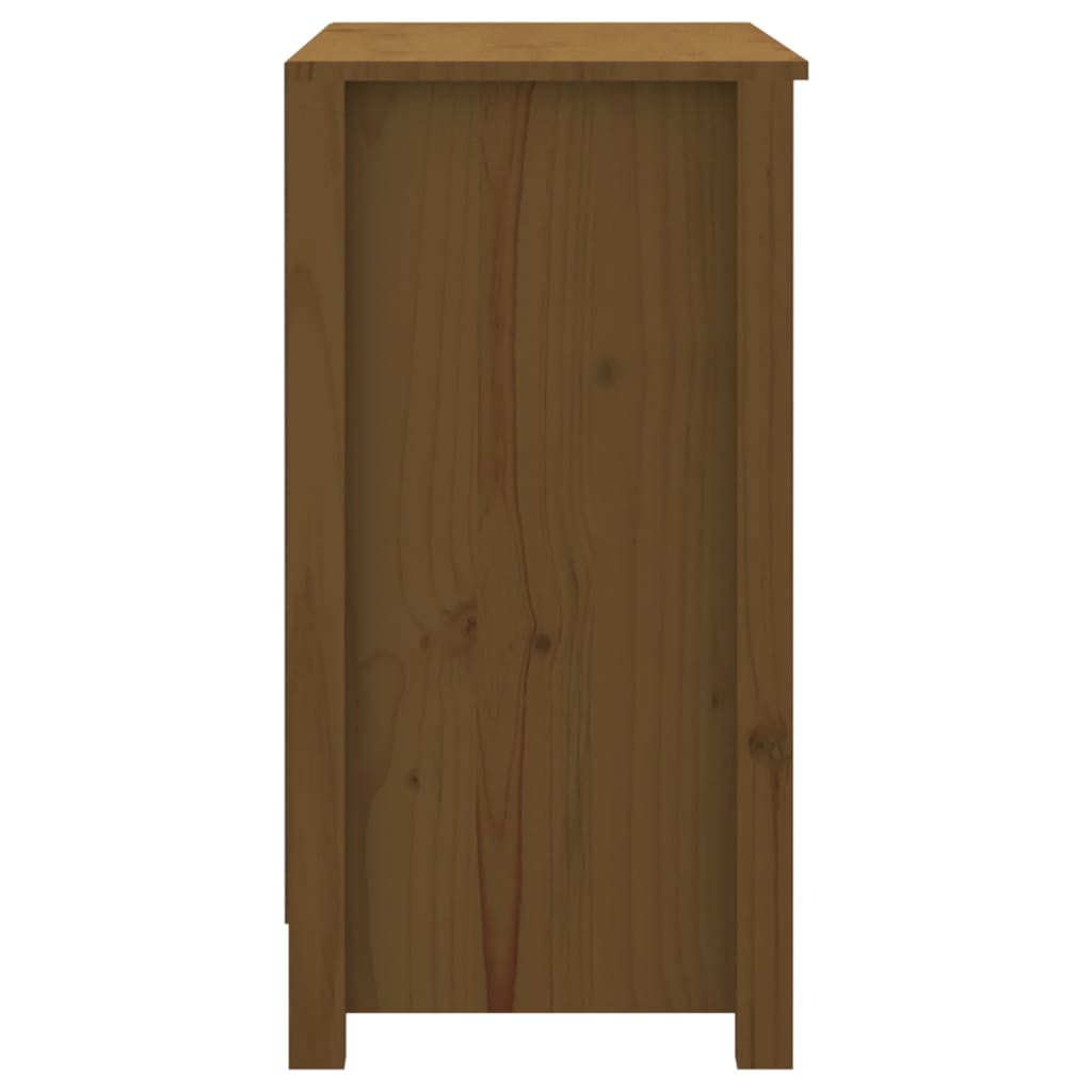 Book Cabinet Honey Brown 80x35x68 cm Solid Wood Pine